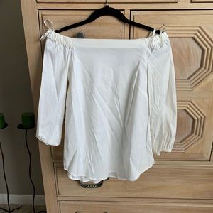 Off the shoulder White House black market blouse
